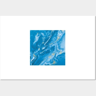 Abstract Ocean Posters and Art